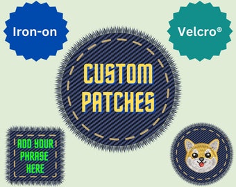 Custom Embroidered Patches - animals, logos, phrases, photos, illustrations and more