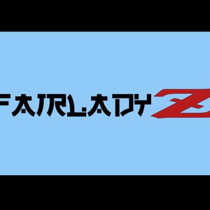 JDM Fairlady Z Vinyl Decal Car Sticker