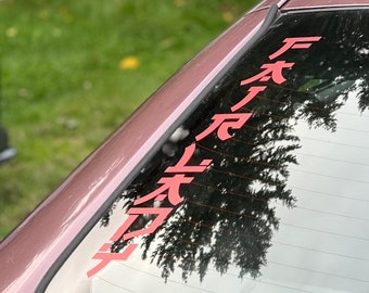 JDM Fairlady Window Decal Car Sticker