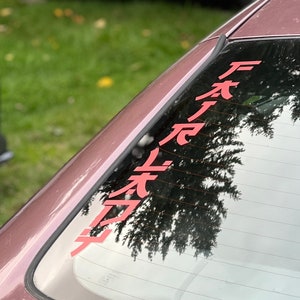 JDM Fairlady Window Decal Car Sticker