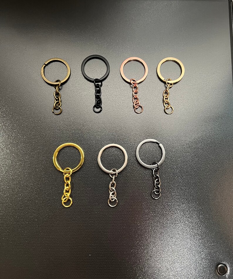 In order: Bronze, Black, Rose Gold, Dull Gold, Gold, Silver, and Gray