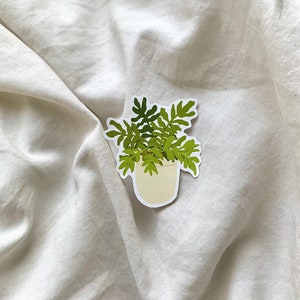 autocollant de plante de fougère