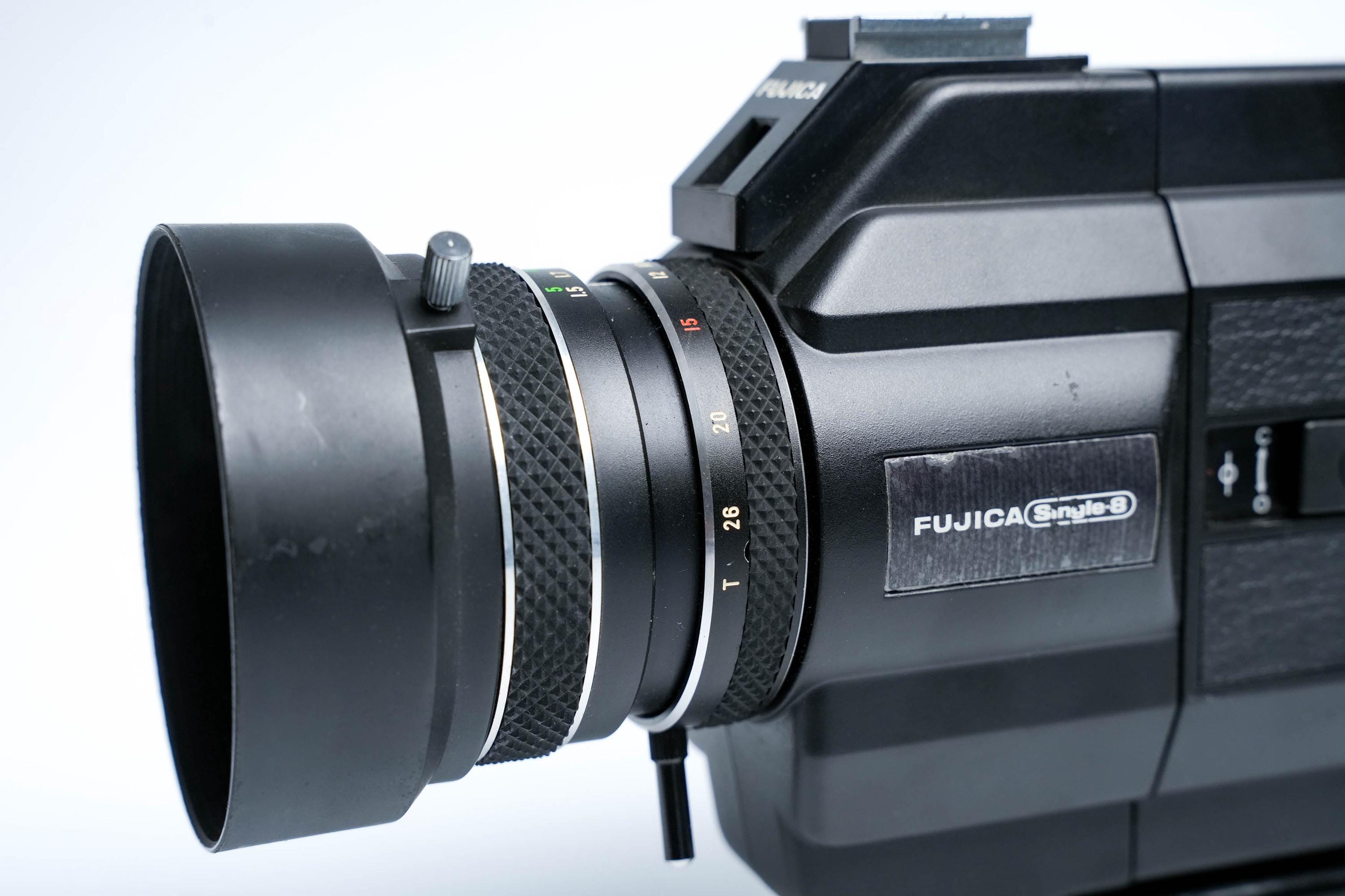 Fujica ZX250 Single-8 Film Camera With Fujinon 10.5–26mm F/1.2
