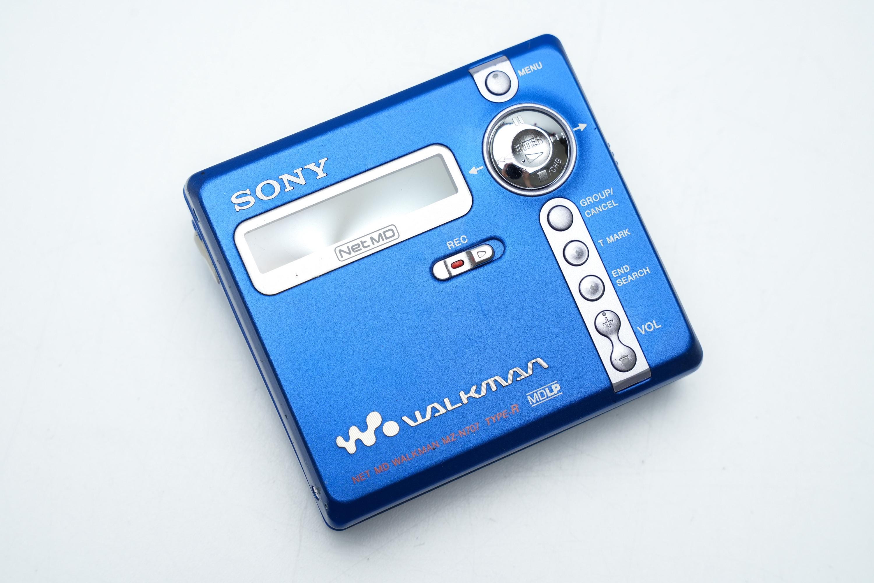 Sony MZ-N707 Netmd Recorder – Portable Minidisc Walkman, Metallic