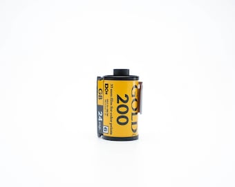 Kodak Gold 200 – 35mm Farbnegativfilm, ISO 200, 24 Aufnahmen, Ungeschossen, Für Sammler oder Experimente