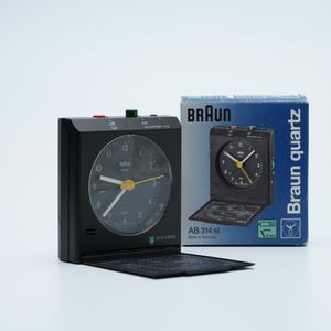 Braun AB 314 SL Reloj de viaje de cuarzo - Edición exclusiva ABN Amro, fabricado en Alemania