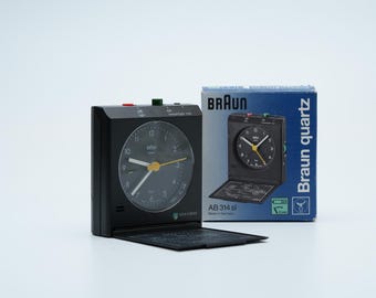 BRAUN AB 313 Sl Alarm Clock Dietrich Lubs Germany Type 4784 1990s