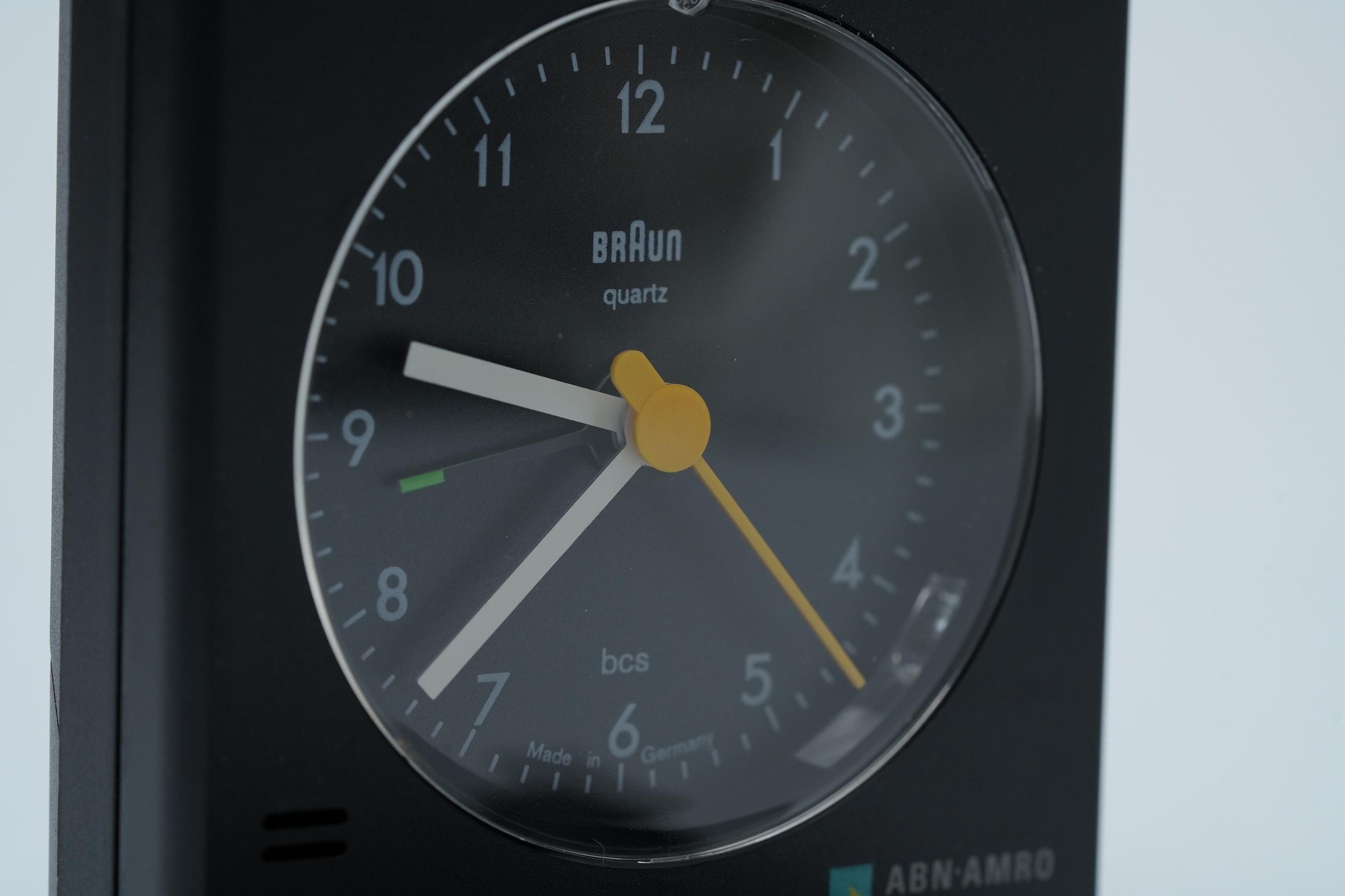 Braun AB 314 SL Travel Alarm Clock – ABN Amro Edition, German
