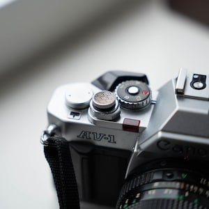 Aluminium ontspanknop met patroon.