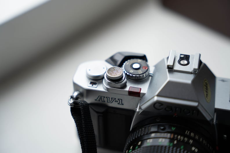 Aluminium ontspanknop met patroon.