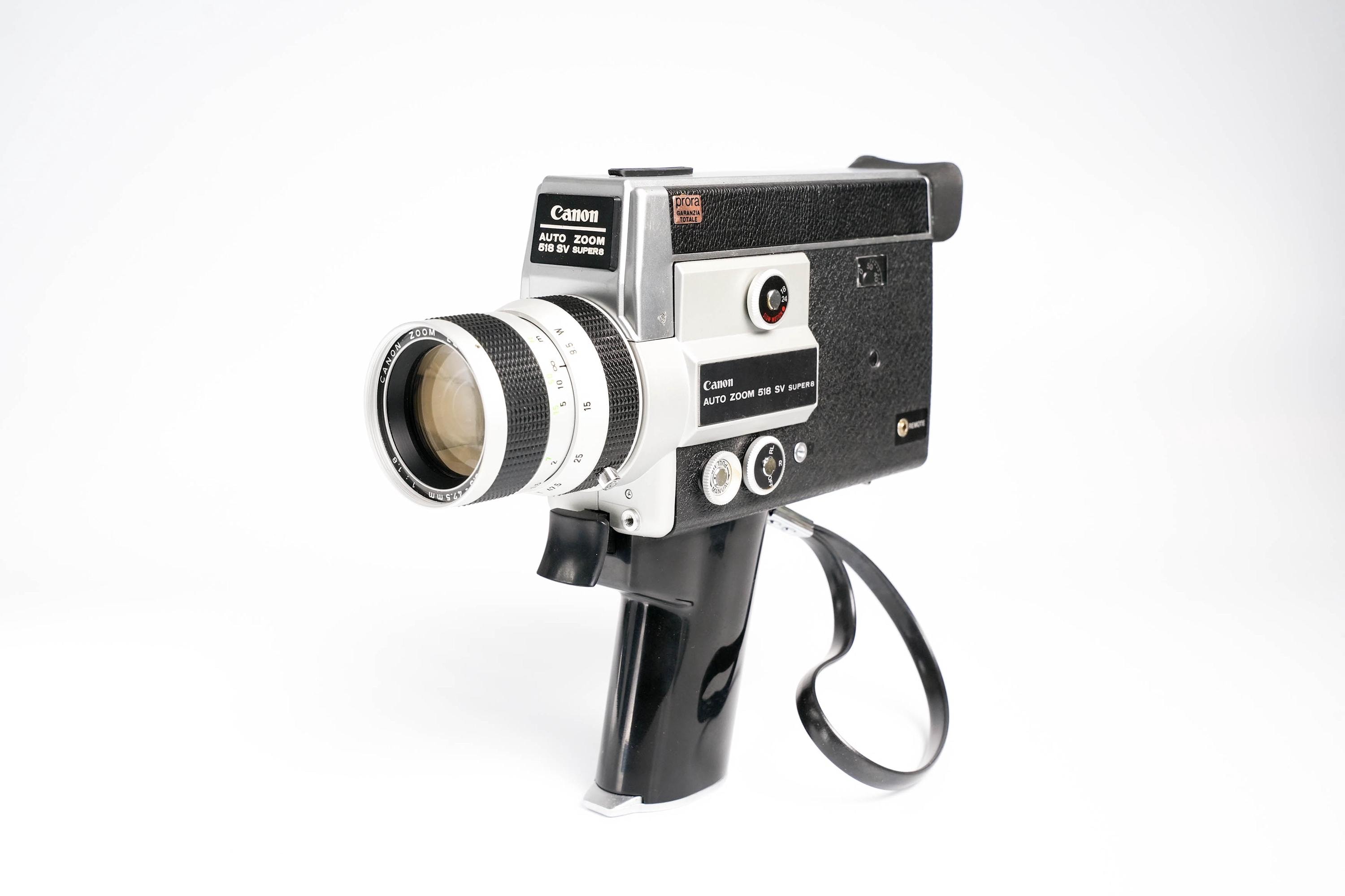 Canon オートズーム 518 SV スーパー 8 – オリジナルボックスとケース