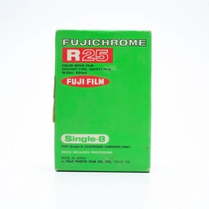 Fujichrome R25 Single-8 Color Reversal Film (expired