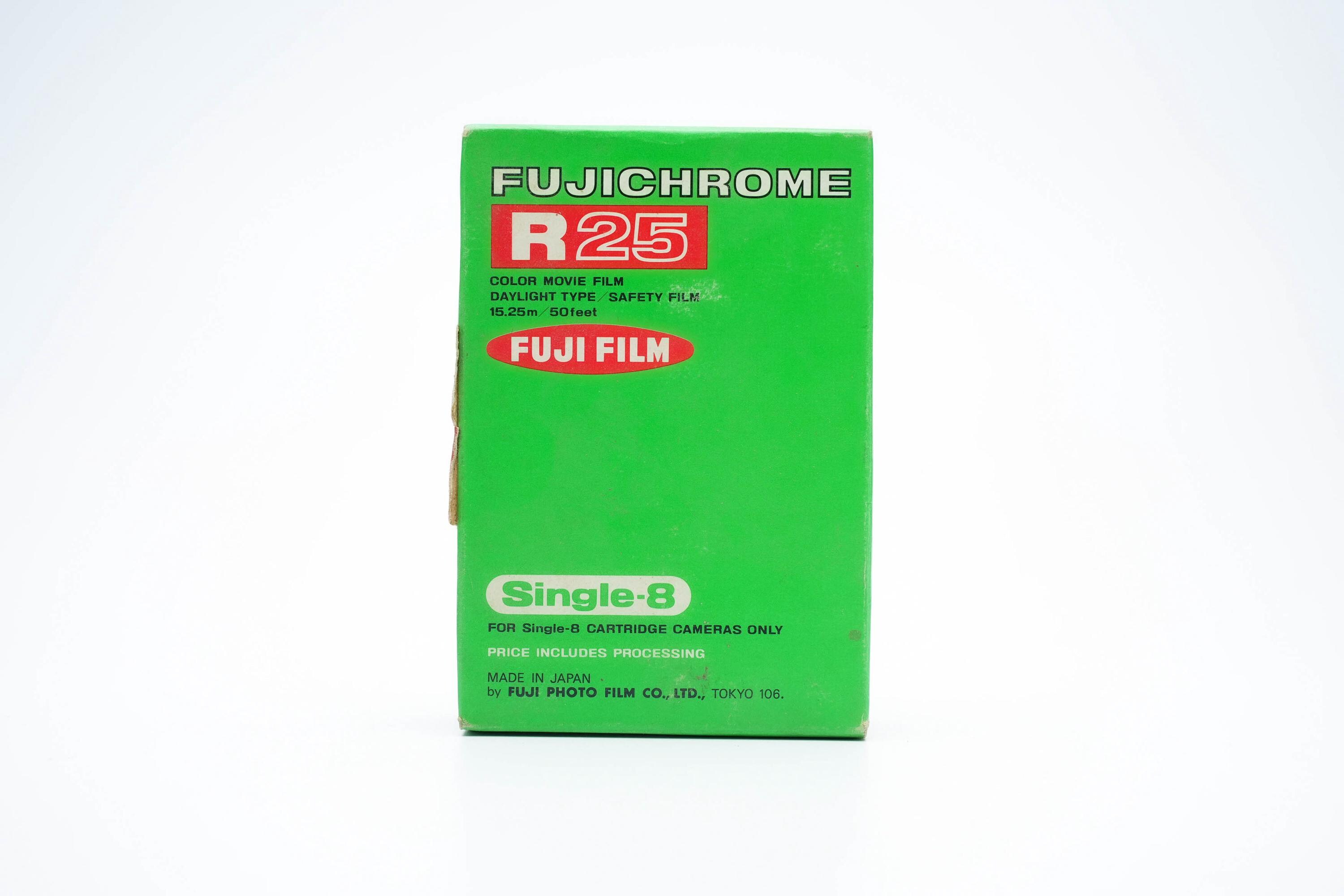 Fujichrome R25 Single-8 Color Reversal Film (expired