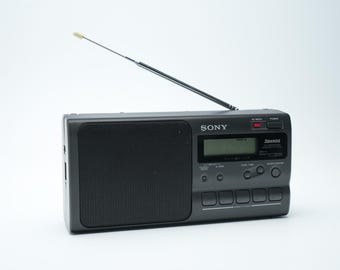 ソニー ICF-P26 AM/FMポータブルポケットラジオ、ブラック縦型 - Etsy 日本