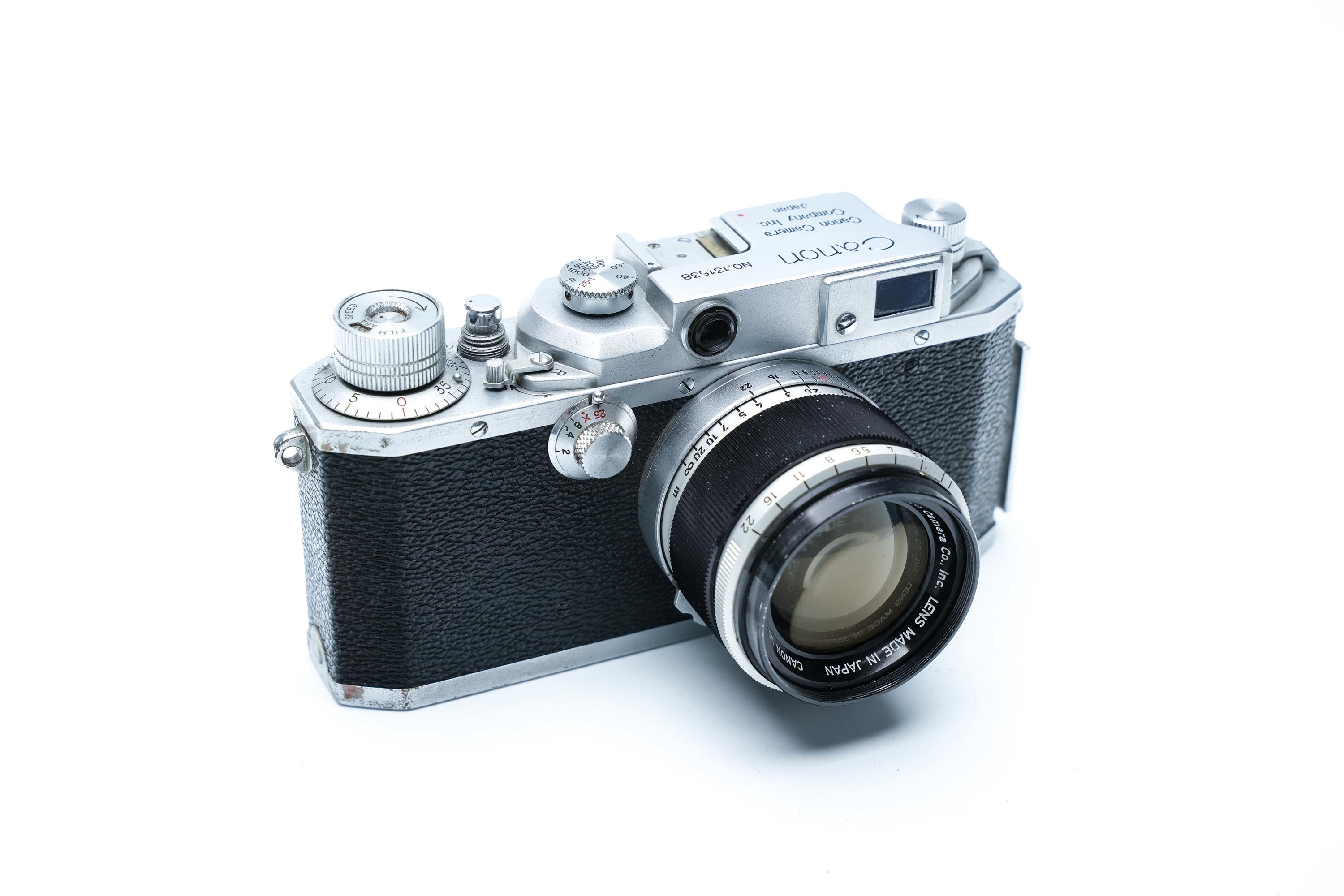 Canon IV Sb Rangefinder Camera – 35mm, 1955, W/ Canon 50mm F/1.8