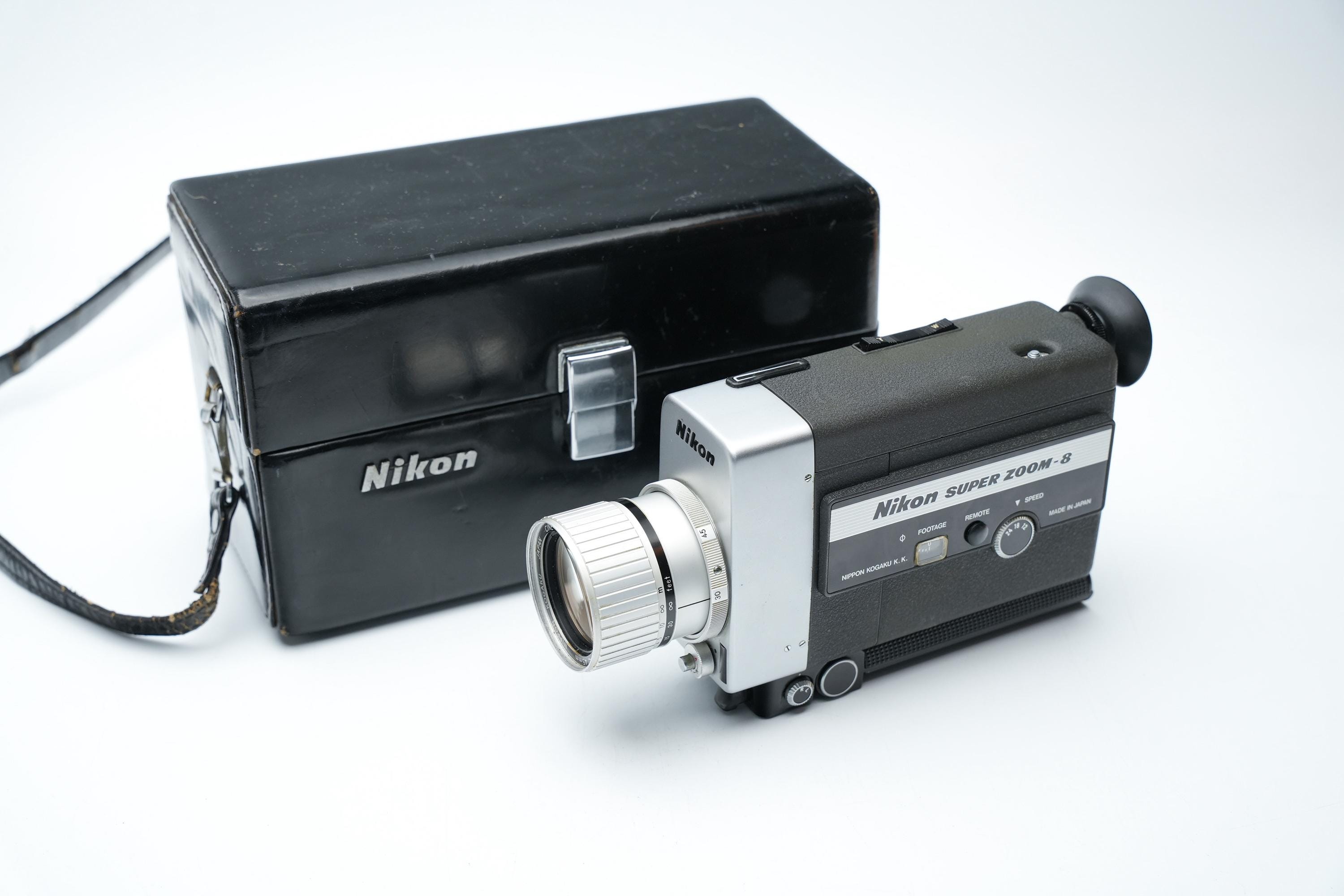 Nikon Super Zoom 8 – Vintage Super 8 Film Camera for Classic