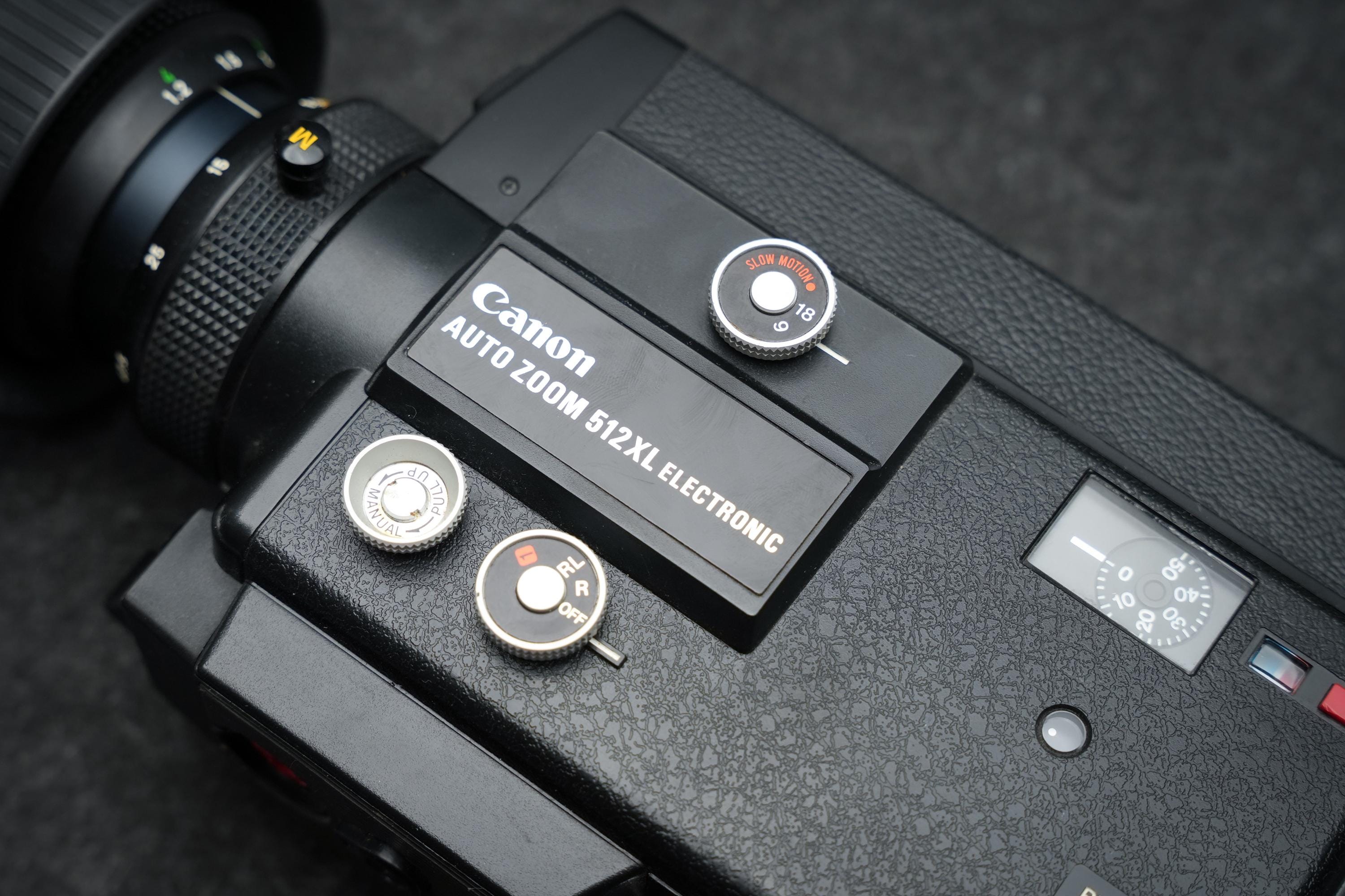Canon Auto Zoom 512XL Electronic – Câmera de Filme Super 8 – 1975