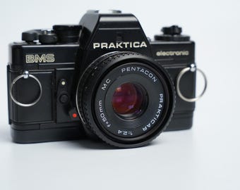 Praktica BMS Electronic With 50mm F2.4 Lens, 1989 DDR Film SLR
