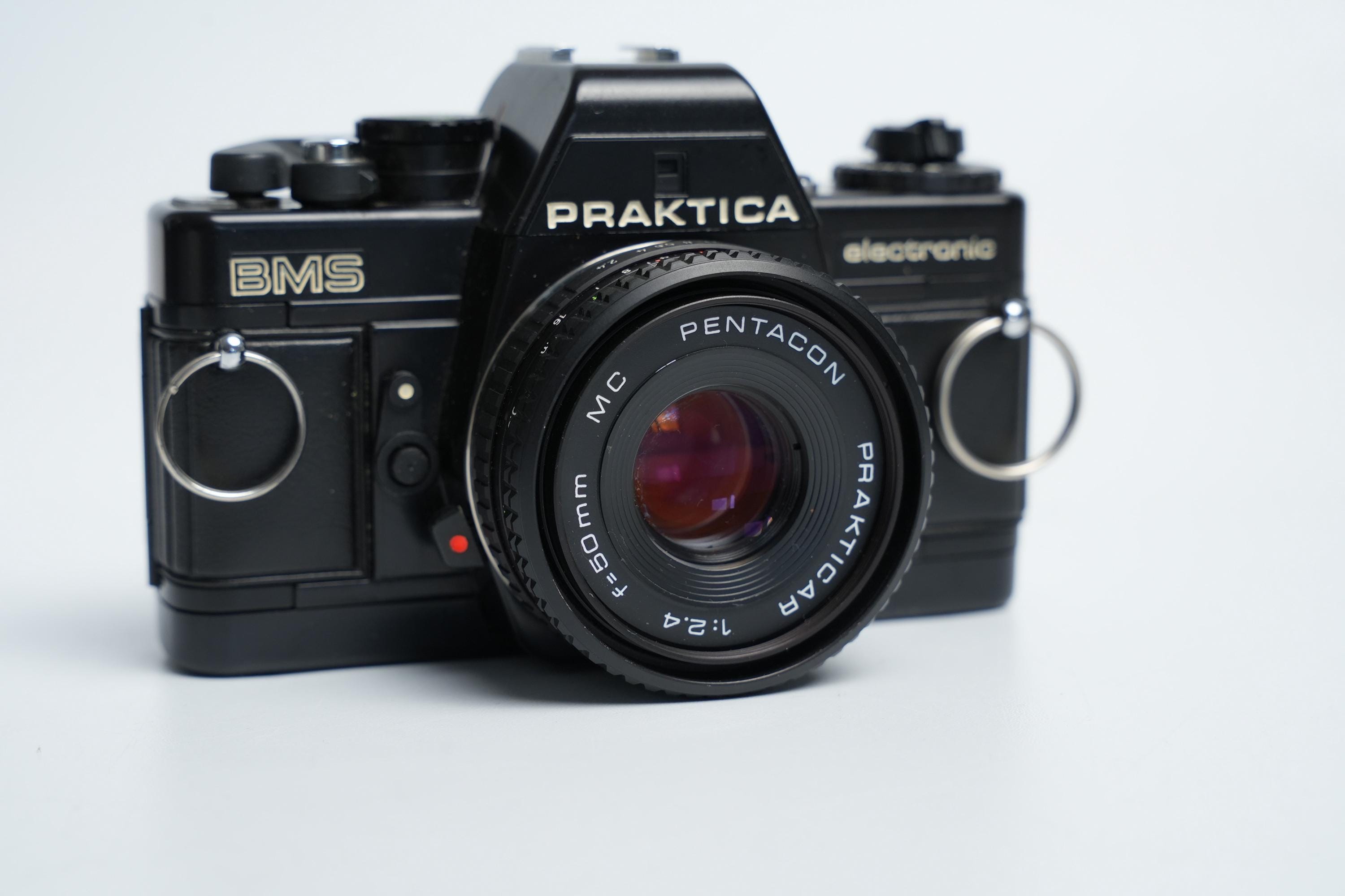 Praktica BMS Electronic With 50mm F2.4 Lens, 1989 DDR Film SLR