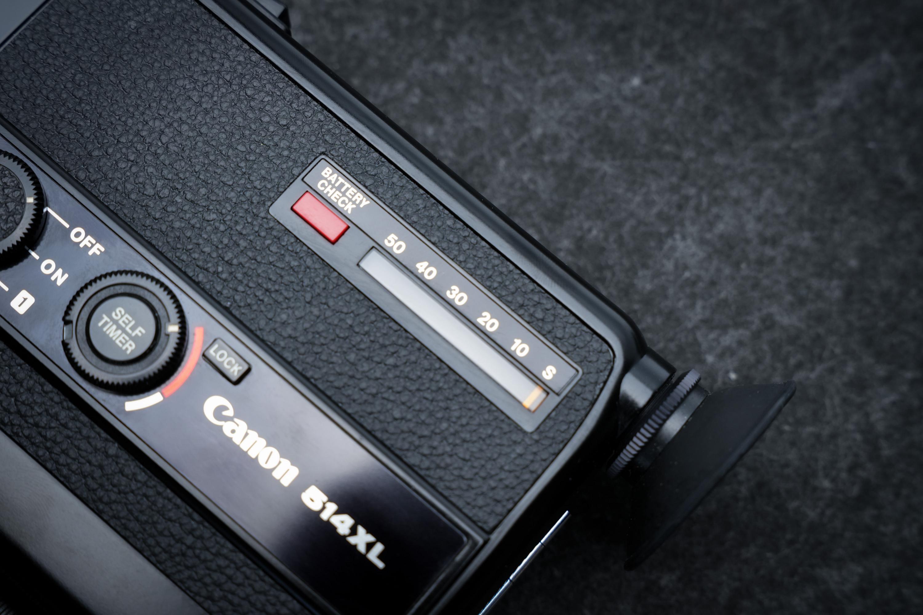 キヤノン 514XL スーパー8 ムービーカメラ 1976年製 – ブラック