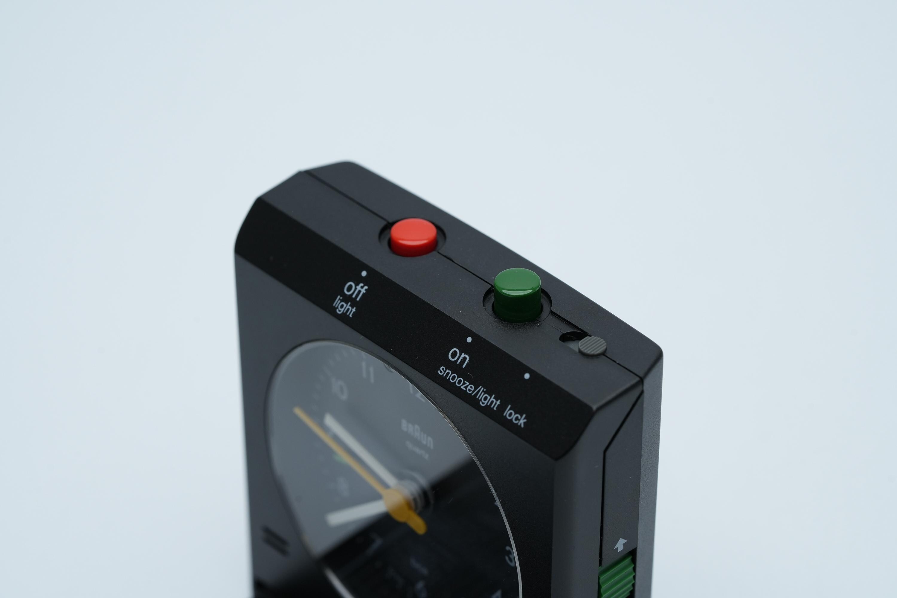インテリア時計 BRAUN AB314sl type3864 (Made in Germany) Braun AB 314 SL Travel Alarm Clock – ABN Amro Edition, German