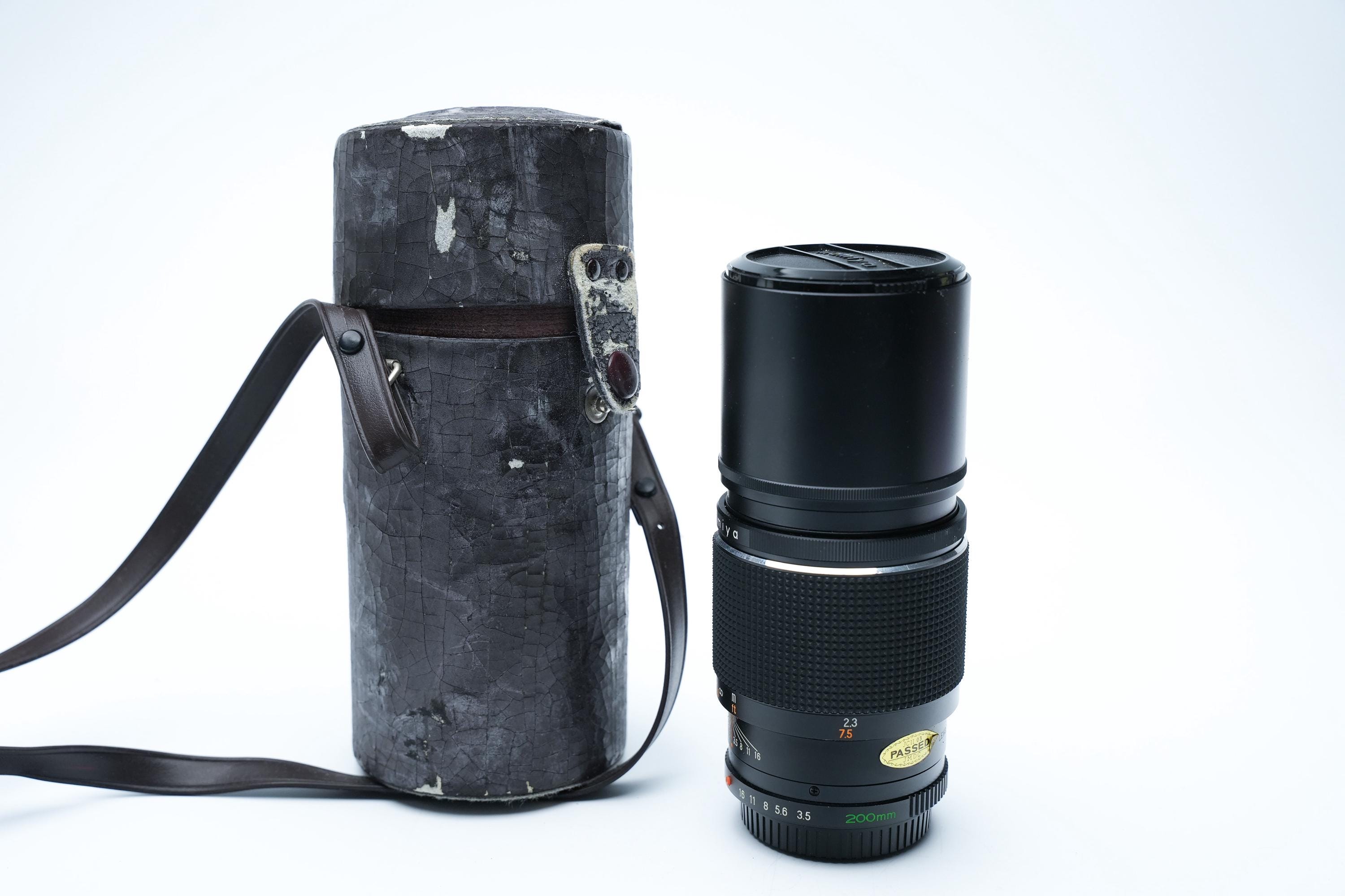 Mamiya-sekor CS 200mm F/3.5 – Telephoto Lens – Black – Japan