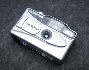Olympus Trip XB401 35mm Camera, 2000, 27mm Wide Angle, New Old Stock, Tested, with Kodak 200 Film