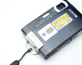 Sony Cyber-shot DSC-T200 Digital Camera – Black, 8.1MP CCD, 5x
