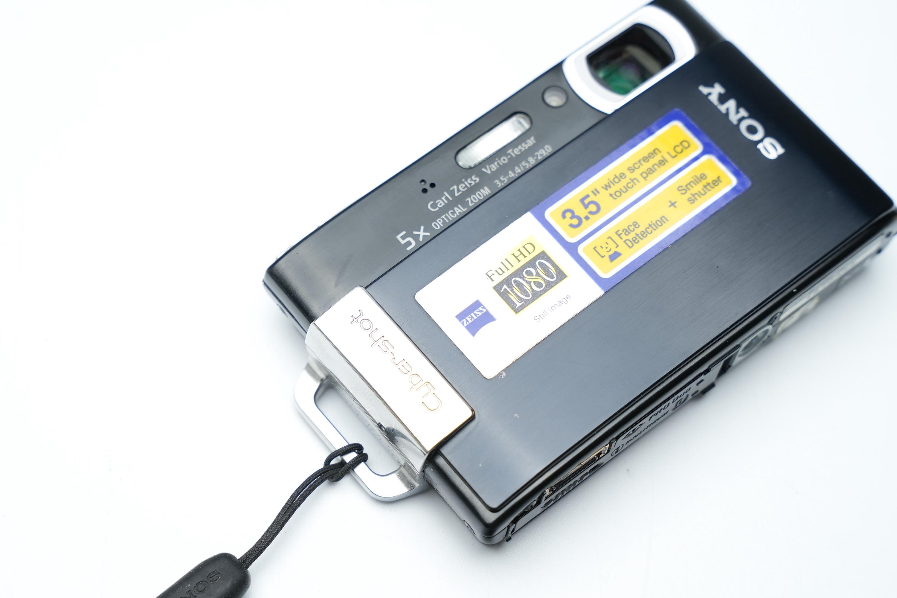 Sony Cyber-shot DSC-T200 Digital Camera – Black, 8.1MP CCD, 5x