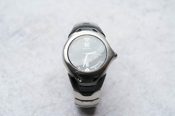 SEIKO Kinetic Auto Relay 腕時計 チタン製　早い者勝ち Seiko Kinetic Auto Relay Divers 5J22-0A50 Quartz White Watch