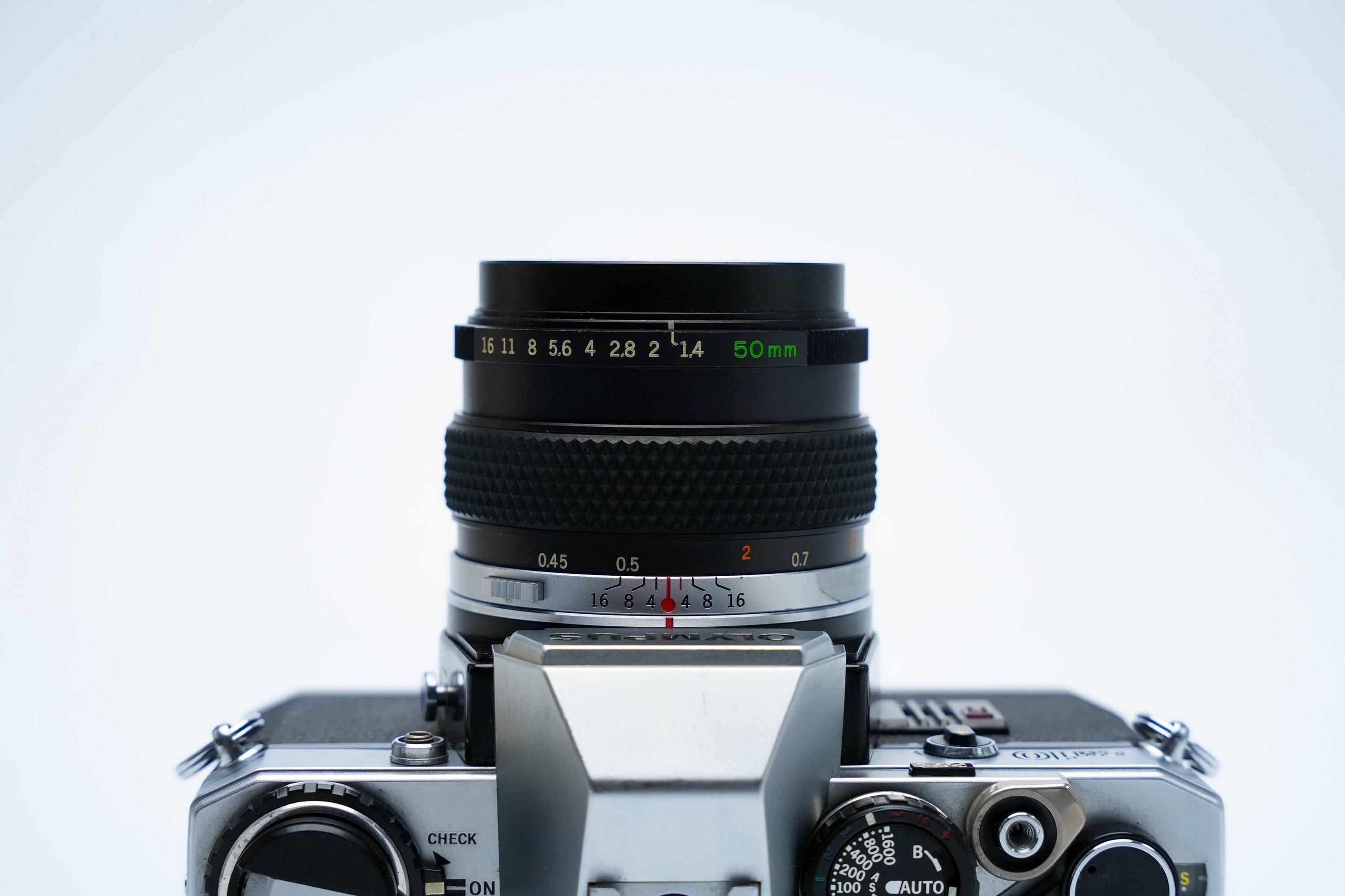 Olympus OM-10 + Olympus G.zuiko 50mm F/1.4 Lens + Free Kodak Gold