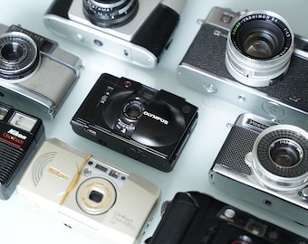 1980 年代のビンテージ コダック ディスク 6000 ブラック カメラ