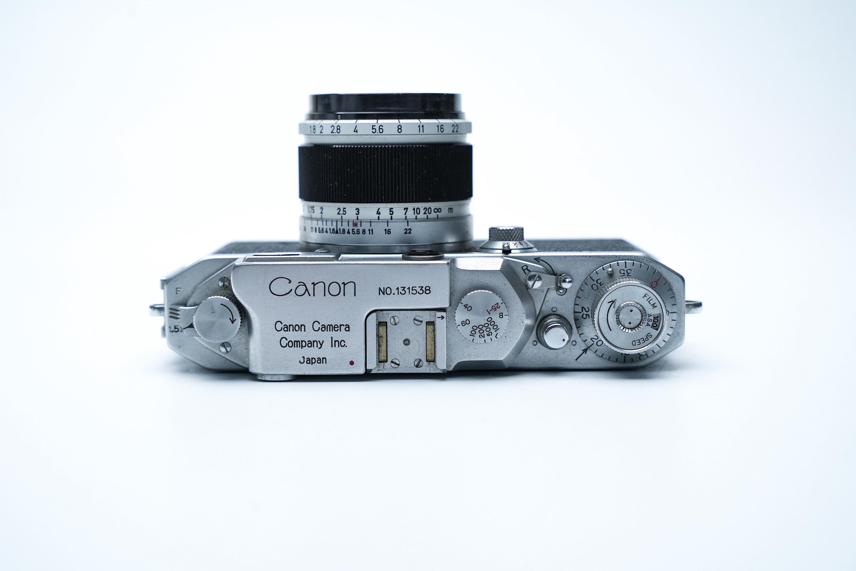 Canon IV Sb Rangefinder Camera – 35mm, 1955, W/ Canon 50mm F/1.8