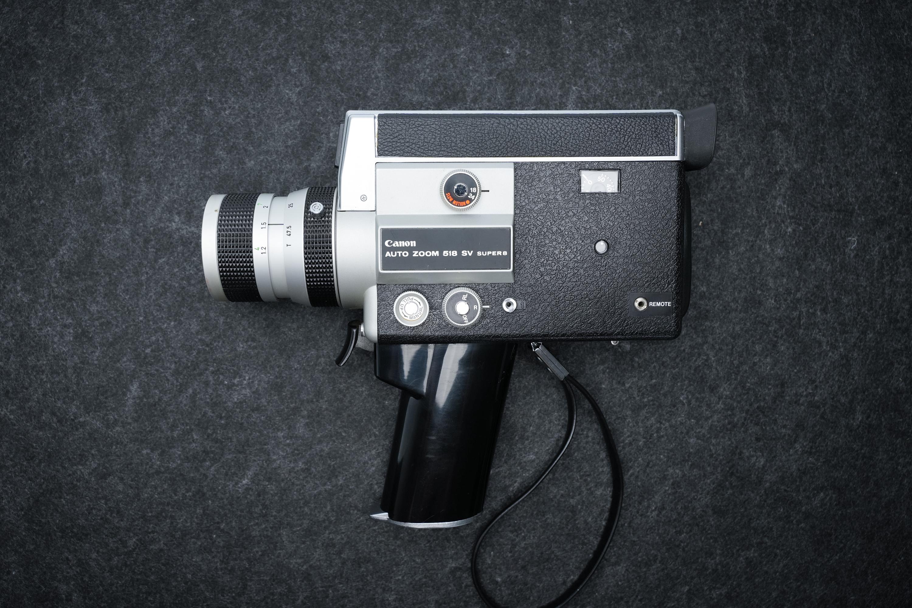 Canon AUTO ZOOM 518 SV SUPER 8 専用ケース入 Vintage Canon Auto