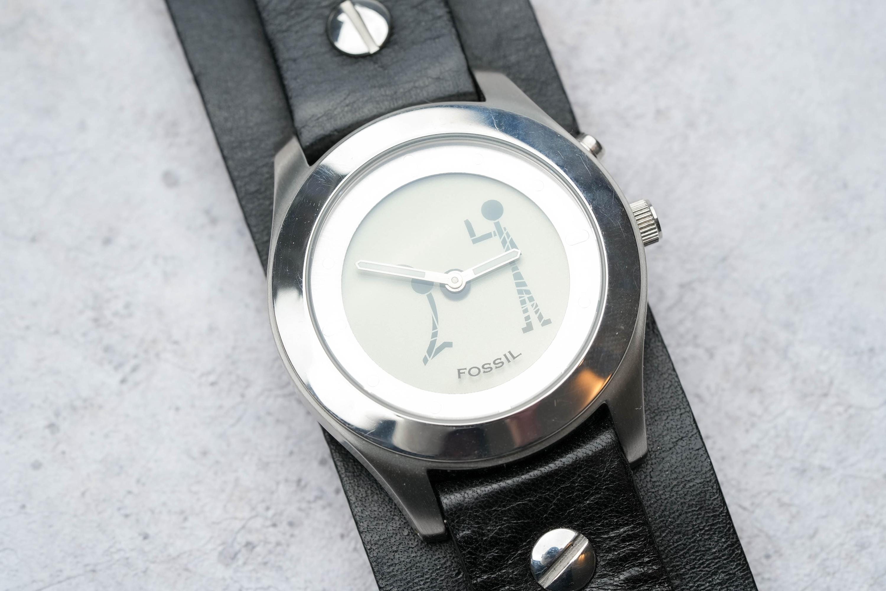 Big Tic Fossil Watch - Etsy Big Tic Fossil Watch - Etsy