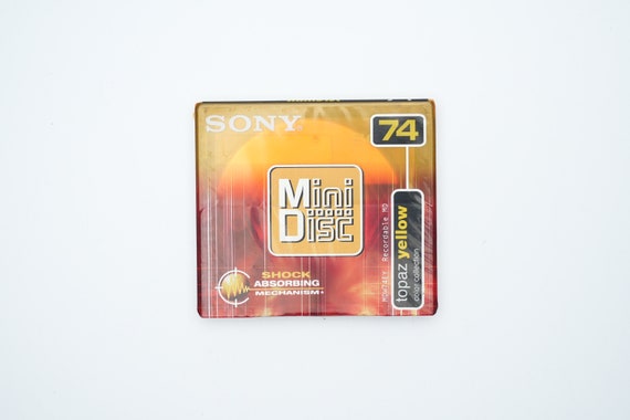 Lot 4 MiniDiscs Sony Color Collection 74 Min Scellés Japon
