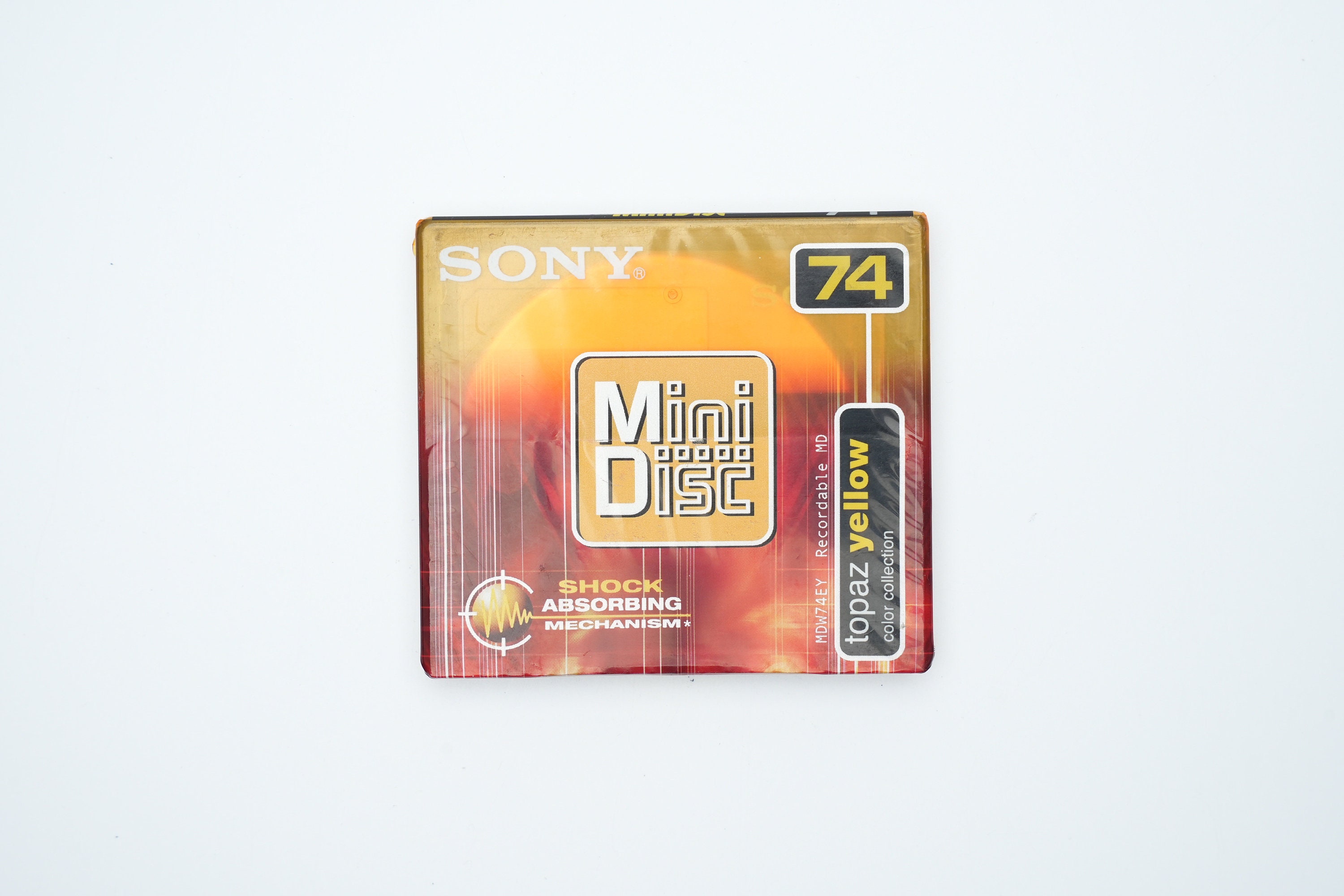 Sony Minidisc Topaz Yellow – Rare 90s Color Collection
