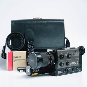 Set di fotocamere Canon 1014 XL-S Super 8 con attacco Canon C-8 Wide – Fotocamera vintage in ottime condizioni
