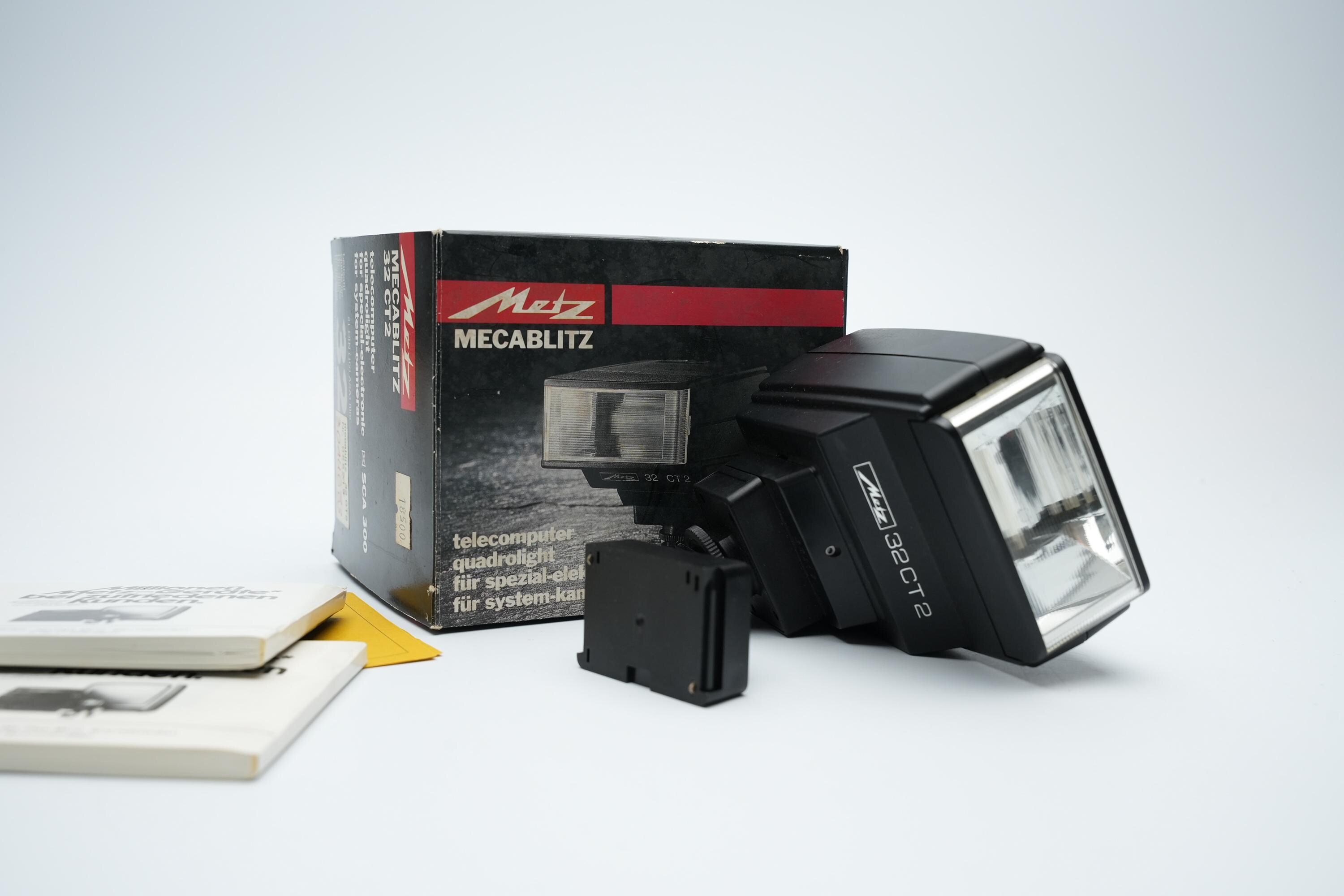 フィルムカメラ Metz mecablitz 32 Z-2 Metz Mecablitz 32 Z-2 + SCA 310 – Kamerastore