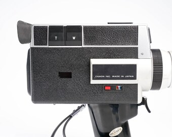 Canon Auto Zoom 518 SV Super 8 Camera – F/1.8 5× Zoom Lens + Case