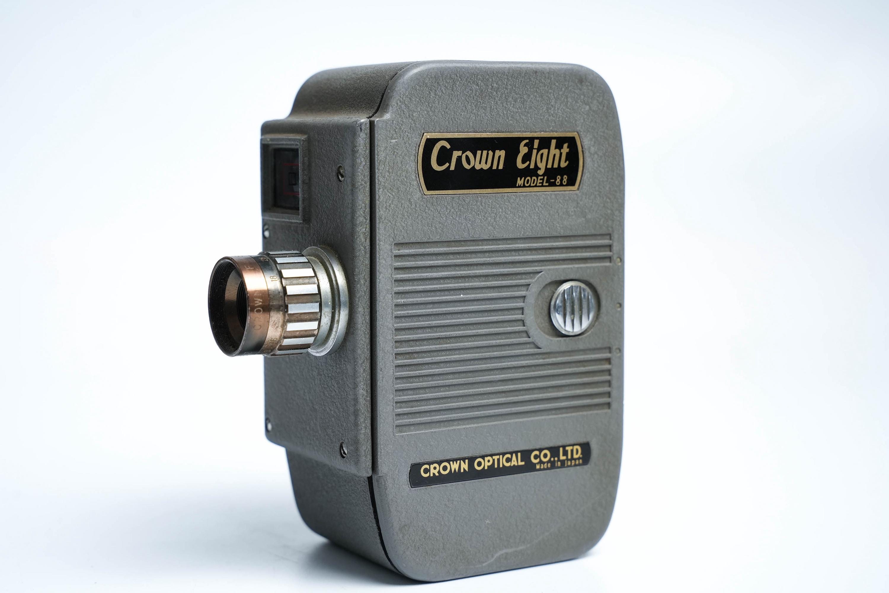 Crown Eight Model-88 – Japanese Double 8 Film Camera From the