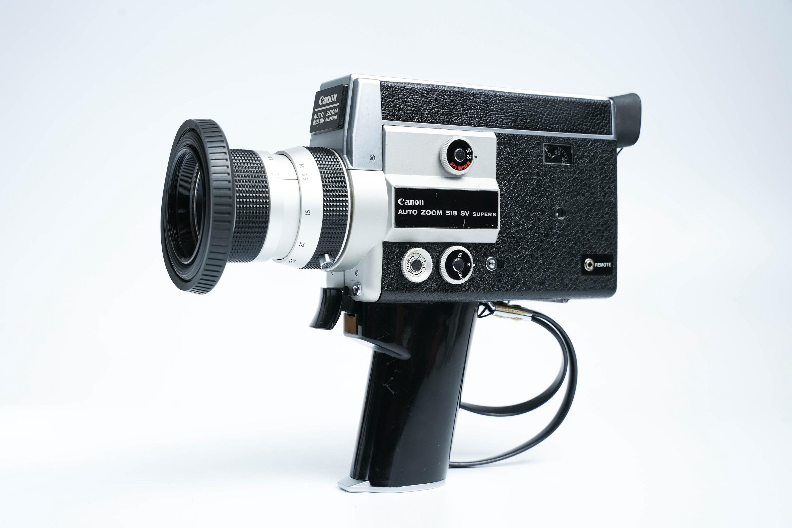 キヤノン8ミリフィルムカメラAUTO ZOOM 518 SV SUPER 8 【公式通販】
