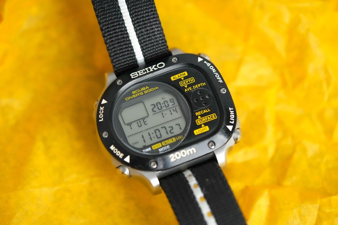 【希少】 SEIKO　M725-5A00　SCUBA NASTER　GOLD SEIKO SCUBAMASTER M725-5A00 Used Diver's Watch with