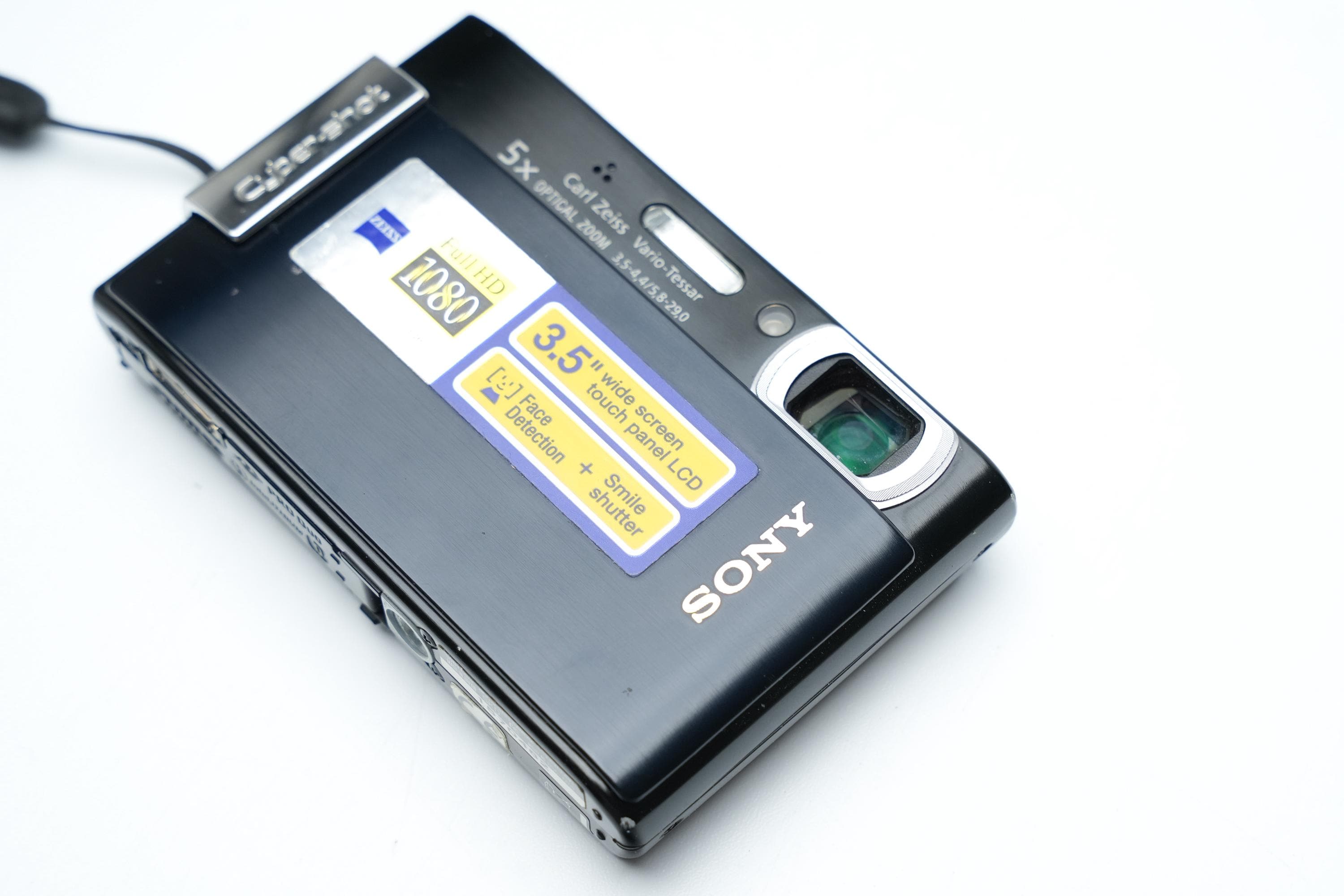 Sony Cyber-shot DSC-T200 Digital Camera – Black, 8.1MP CCD, 5x