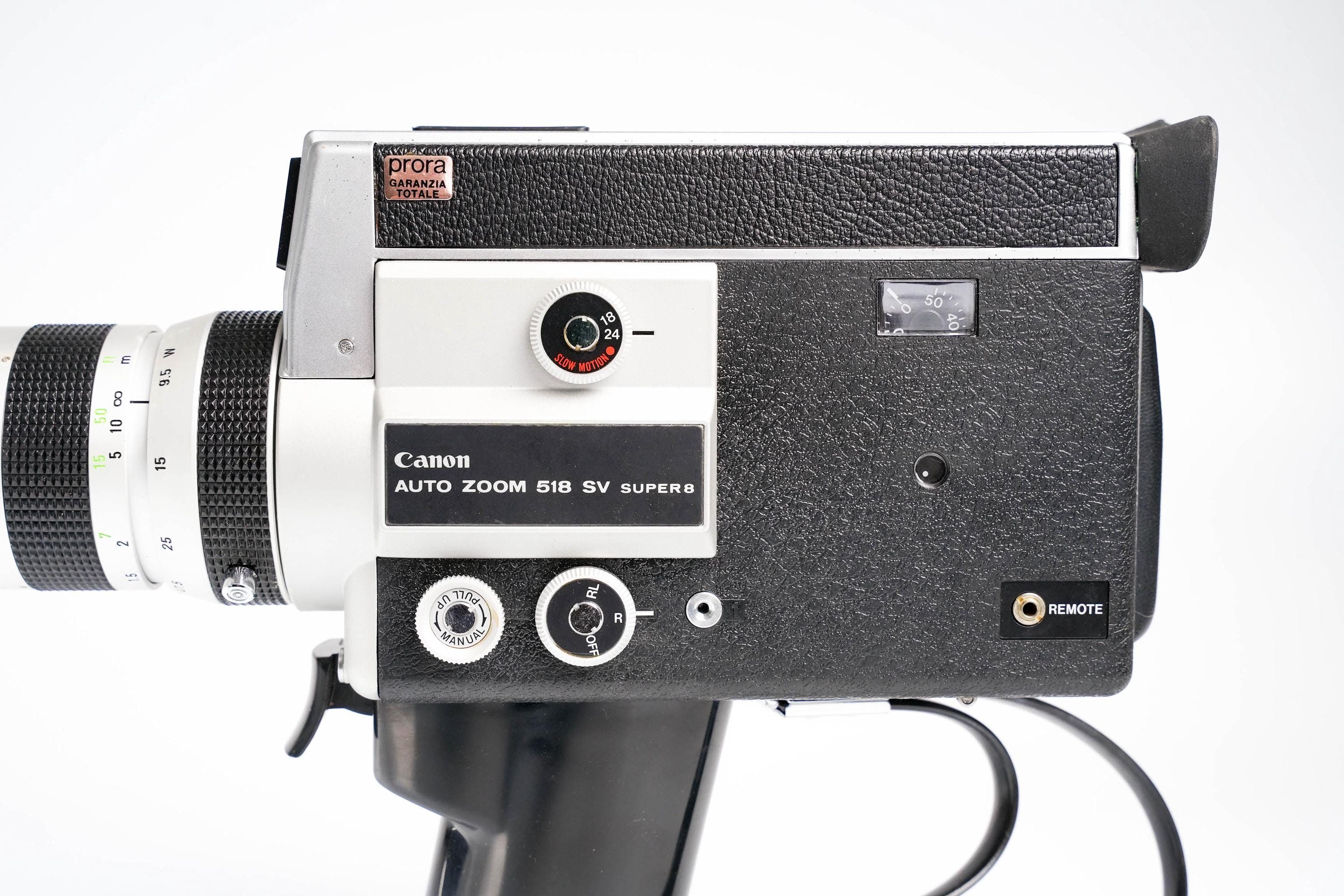 Canon オートズーム 518 SV スーパー 8 – オリジナルボックスとケース