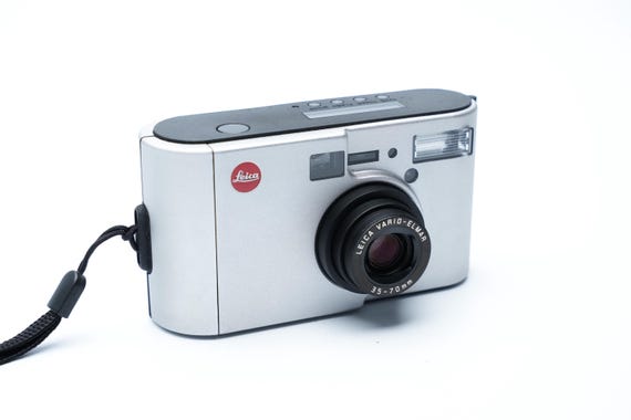 Leica C2 – compactcamera 35mm – Vario-Elmar 35–70mm – zilver – complete set