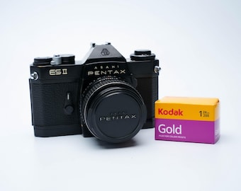 Pentax ES II 35mm SLR Camera (1970s) + Takumar 50mm F/1.4 Lens +