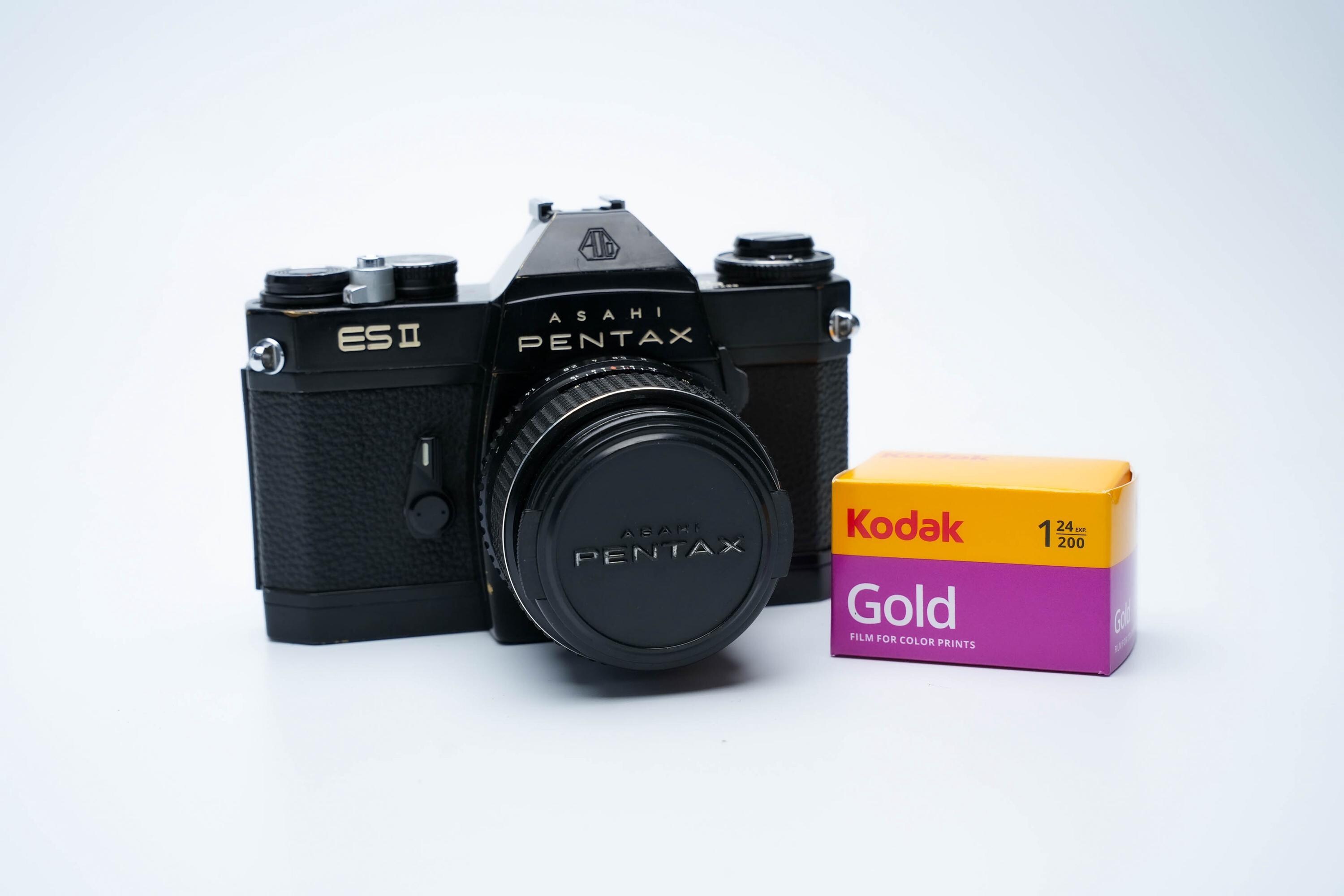 Pentax ES II 35mm SLR Camera (1970s) + Takumar 50mm F/1.4 Lens +