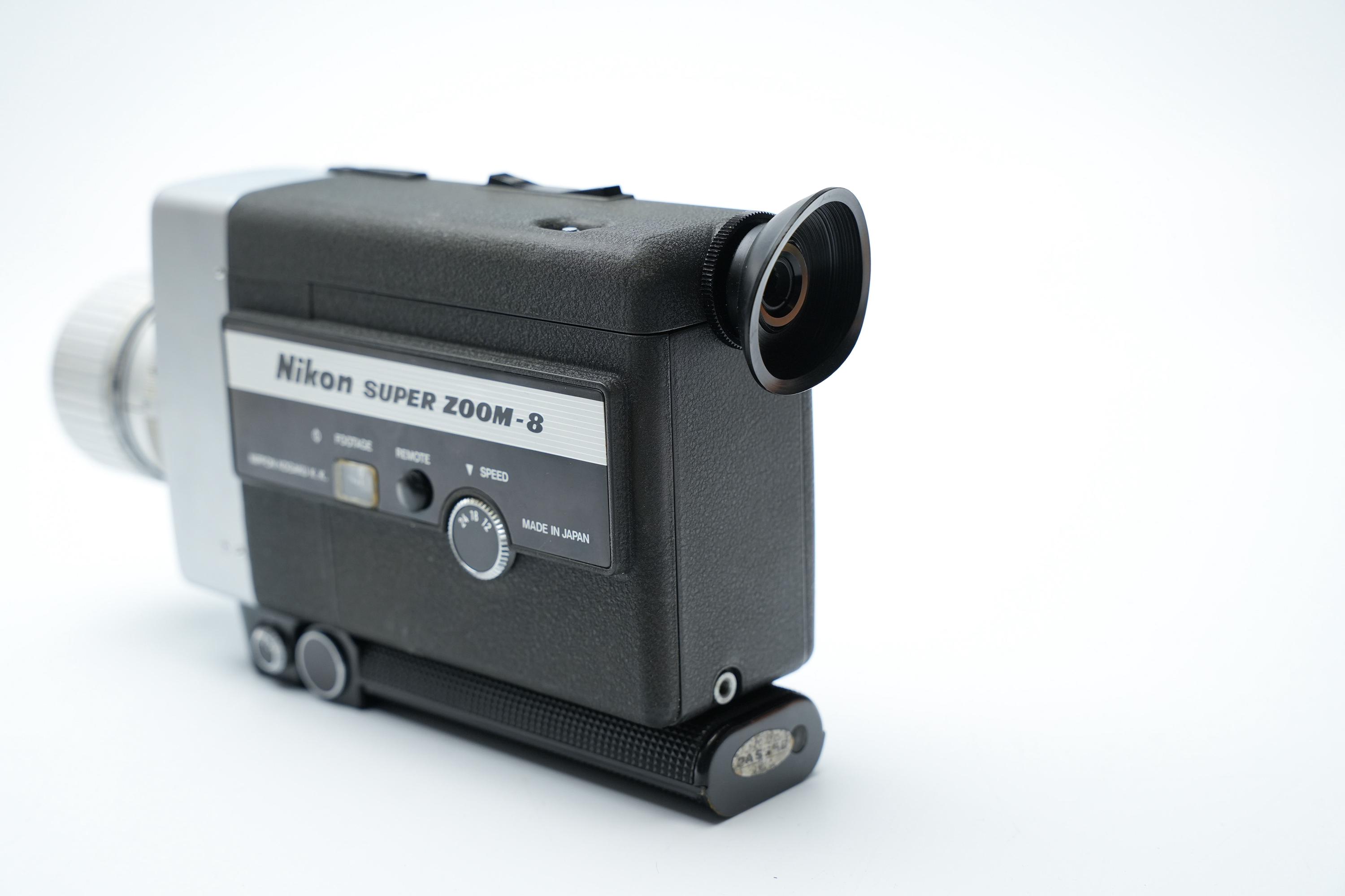 Nikon Super Zoom 8 – Vintage Super 8 Film Camera for Classic