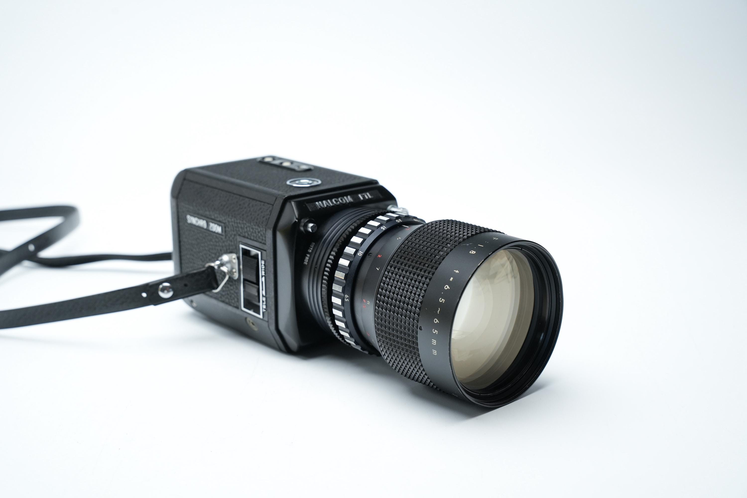 Nalcom FTL 1000 Super 8 Camera – Shinkor 8–64mm F/2.8 C-mount